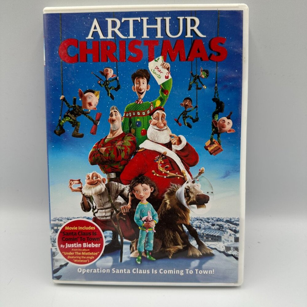 Arthur Christmas DVD Animated Comedy Family Film 2011 Sony Pictures English